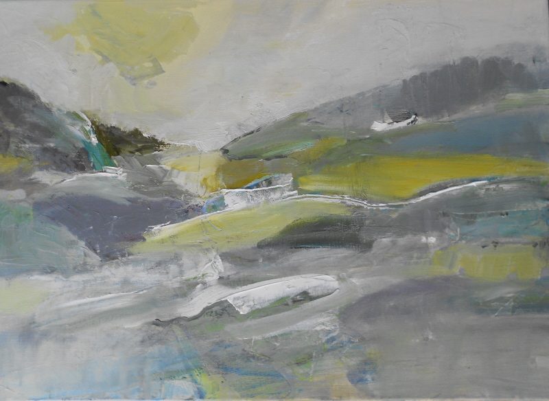 Watery sun – oil on canvas