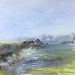Rocky reflections – Acrylic on canvas